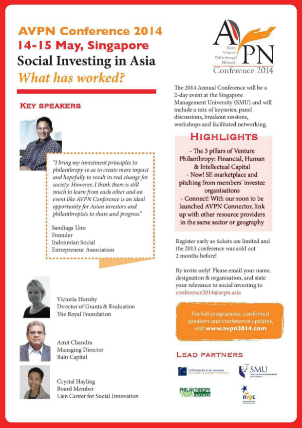 AVPN Conference p.1 AVPN Conference p.1